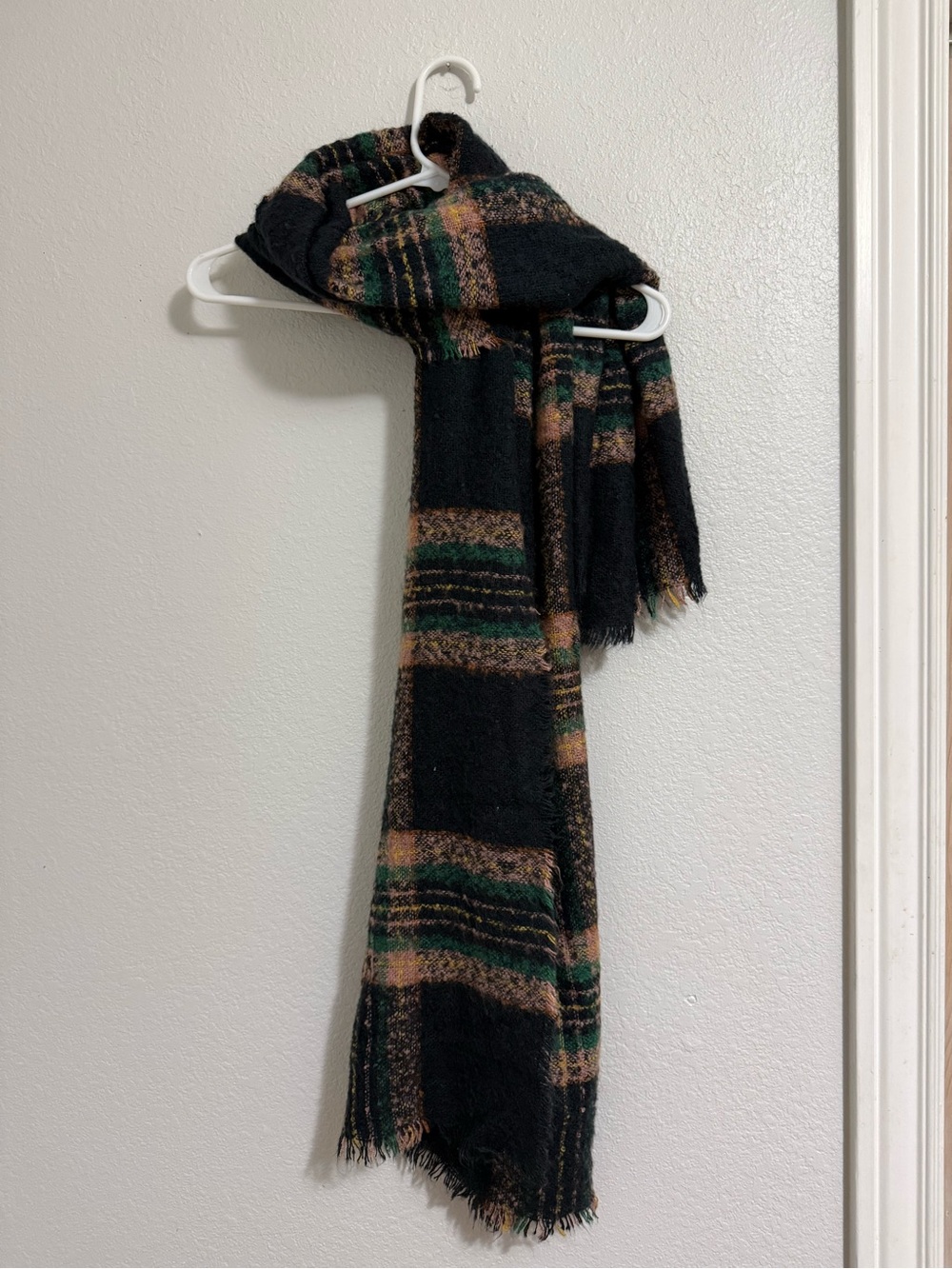 J.Jill Plaid Wrap Scarf